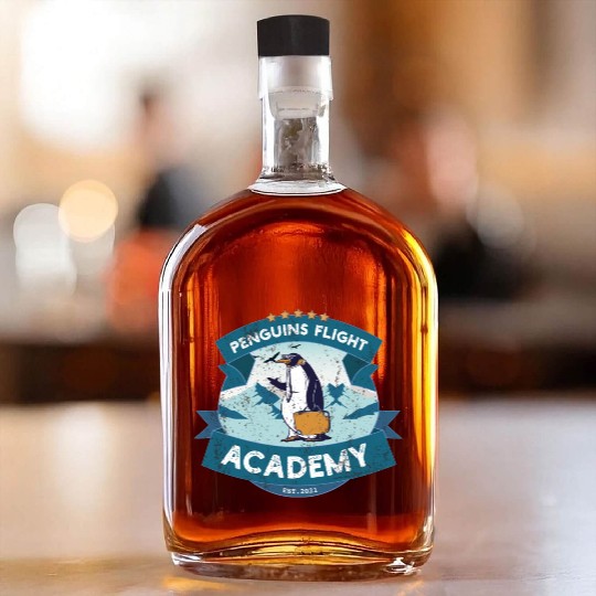 Penguin Academy Whiskey Bottles