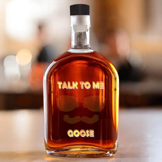 Talk To Me Goose Whiskey Bottles