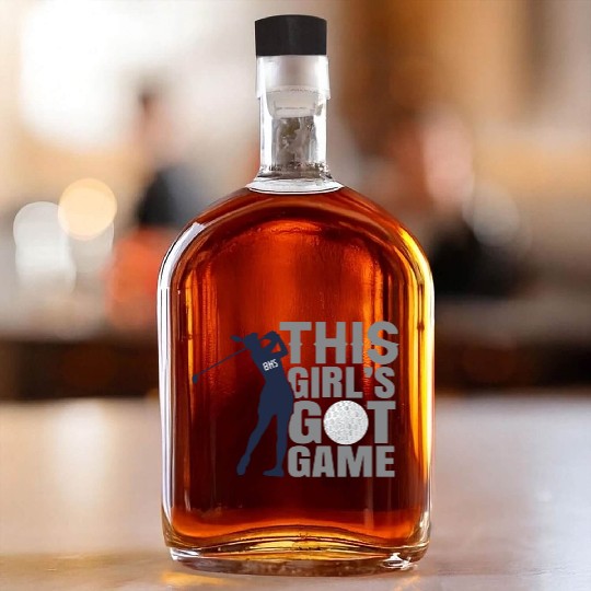 This Girl s Got Game Golf Whiskey Bottles