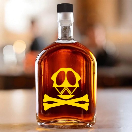 Silly Crossbones Whiskey Bottles