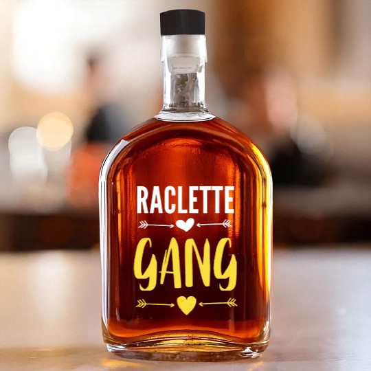 Raclette GANG - Cheese Fromage Whiskey Bottles