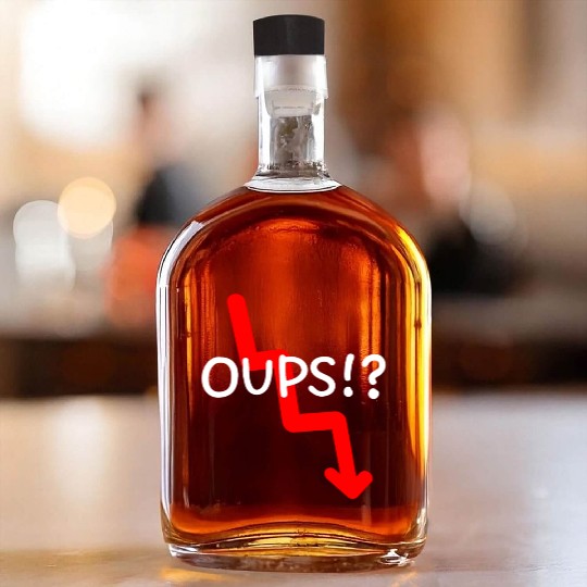 Market Crash Oups!? Whiskey Bottles