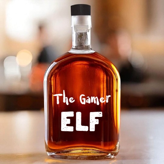 The Gamer Elf - Christmas Elf Whiskey Bottles