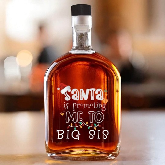 Kids Promoted To Big Sister, Christmas Baby Gifts Whiskey Bottles