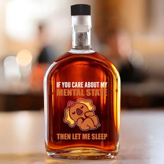 Let me Sleep Joker or Comedian Gift Whiskey Bottles