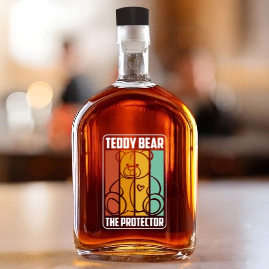Teddy Bear Offspring Pregnant Whiskey Bottles