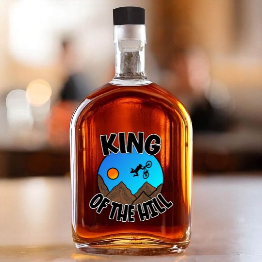 King Of The Hill - Cyclist Gift Whiskey Bottles