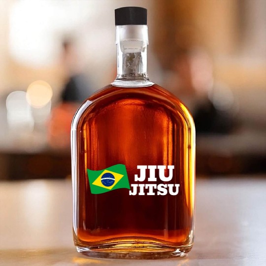 BJJ Gi Brazilian Jiu Jitsu Martial Arts Whiskey Bottles