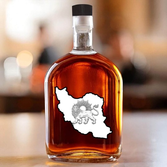 Iran Lion Sun Whiskey Bottles