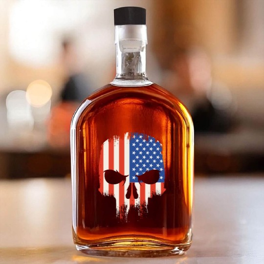 USA Flag Whiskey Bottles