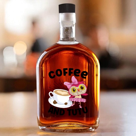 Ballet Ballerina Dance Dancer Dancing Ballet Gift Whiskey Bottles