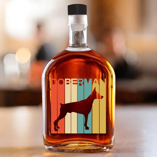 Doberman Whiskey Bottles