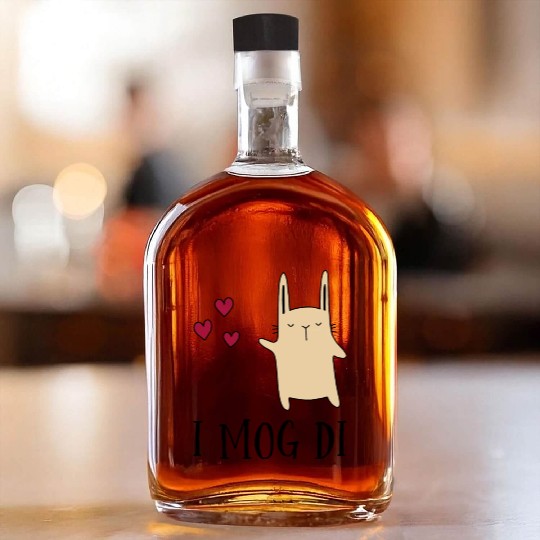 I love you in German language Whiskey Bottles