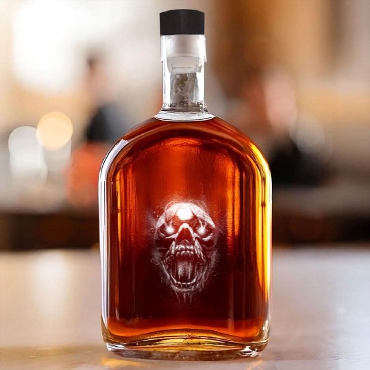 Skull Scream Whiskey Bottles