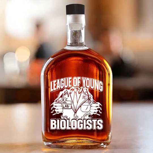 Biology Biologist Whiskey Bottles