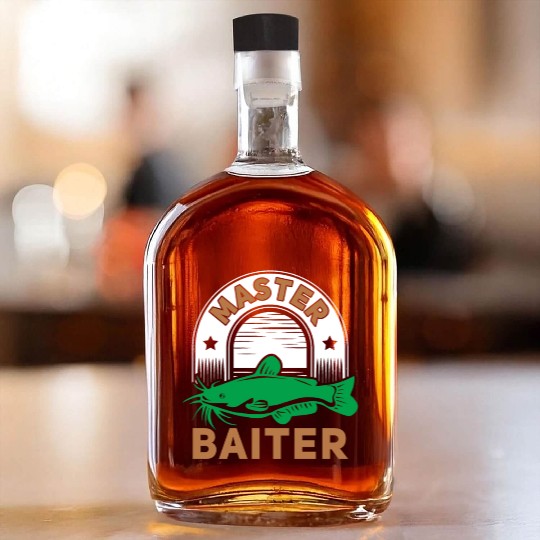 Master Baiter - Wels Catfish Hunter Whiskey Bottles