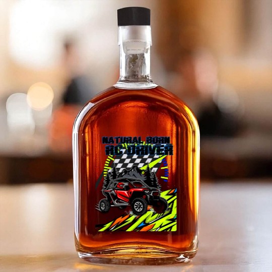 Natural Born RC car Driver Racer Remote Controlled Whiskey Bottles