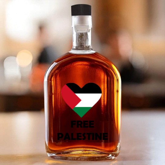 free palestine Whiskey Bottles