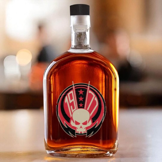 1977 Rebel Skull Whiskey Bottles