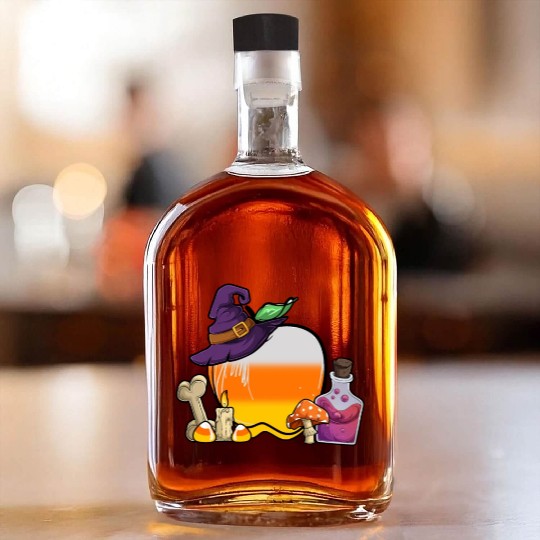 Halloween Candy Corn Apple Whiskey Bottles
