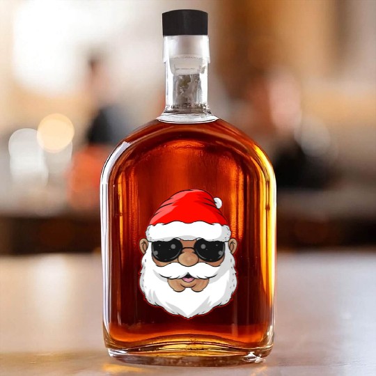 Afro american toddler Black History Month Whiskey Bottles