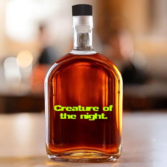 Creature Of The Night Whiskey Bottles