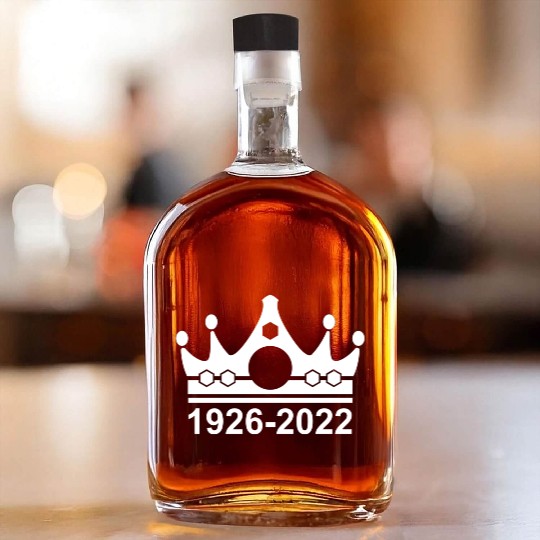 RIP Queen Elizabeth ll Whiskey Bottles