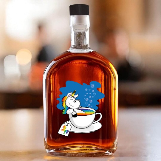 Unicorn tea Whiskey Bottles
