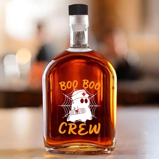 Halloween Costume - Boo Boo Crew Ghost Whiskey Bottles