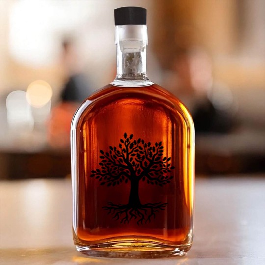Tree of life tree Whiskey Bottles