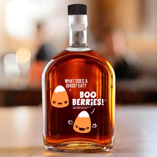 Corny Candy Corn Joke Whiskey Bottles