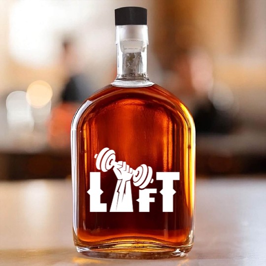 Lift Workout Lifting Gym Weightlifting Whiskey Bottles