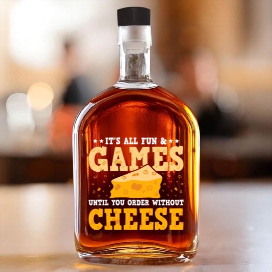 Gouda Cheese Slices charcuterie cheese board Whiskey Bottles