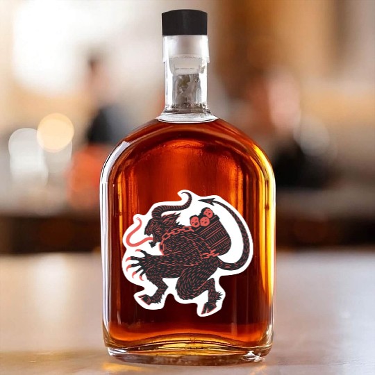 krampus Whiskey Bottles