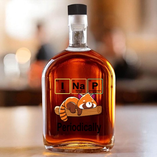 I Nap Red Panda Whiskey Bottles