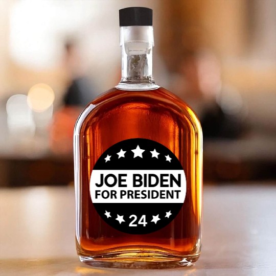 Joe Biden For President 24 Whiskey Bottles