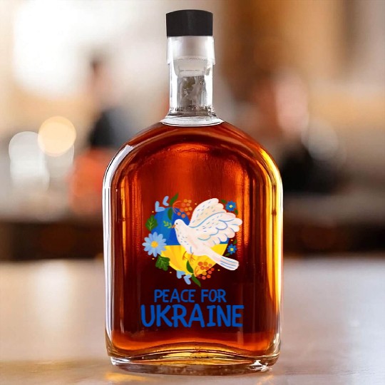 Peace For Ukraine Whiskey Bottles