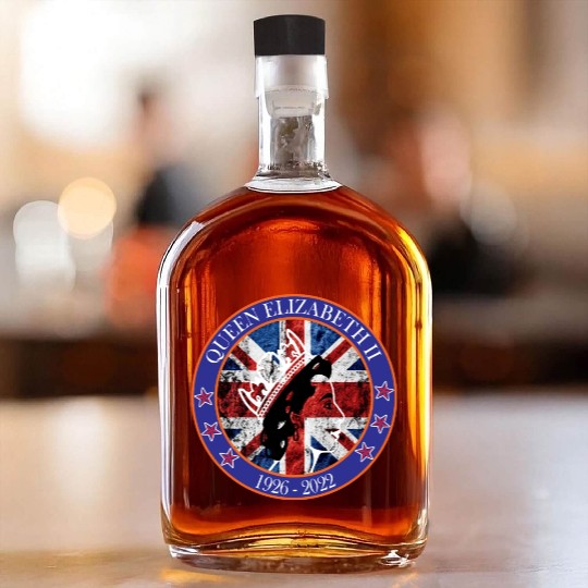 ''queen elizabeth Whiskey Bottles rest in peace elizabeth sh