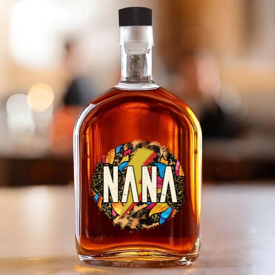 Western Nana Whiskey Bottles, Nana Sublimation Design, Nan