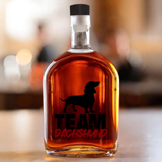 Team Dachshund Whiskey Bottles