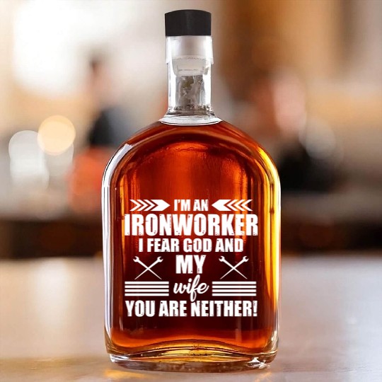 Great Ironworker Whiskey Bottles