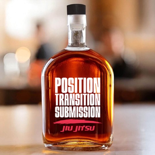 Position Transition Submission, Jiu Jitsu Whiskey Bottles