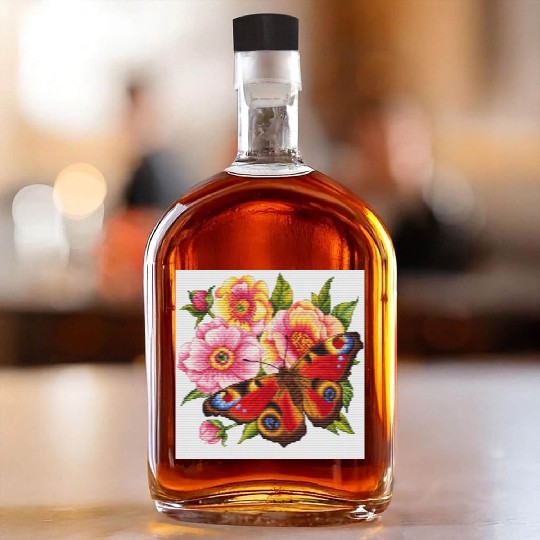Whiskey Bottles flowers for adults and kids
