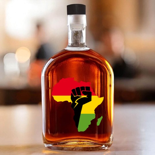African Black Power Whiskey Bottles