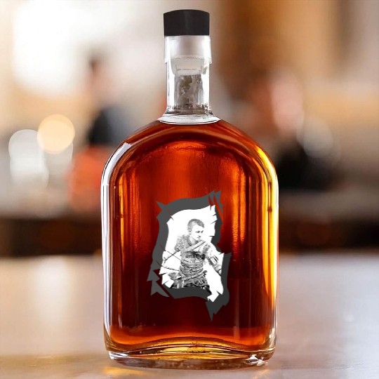 Son kratos,god of war. PS 4 Whiskey Bottles