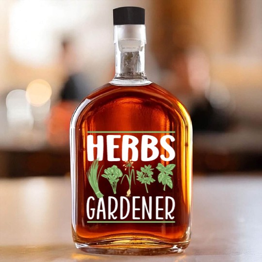 Herbs Gardener Herb Herbalist Herbalism Gardening Whiskey Bottles