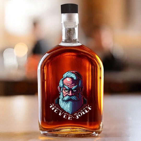 Grumpy Santa Whiskey Bottles