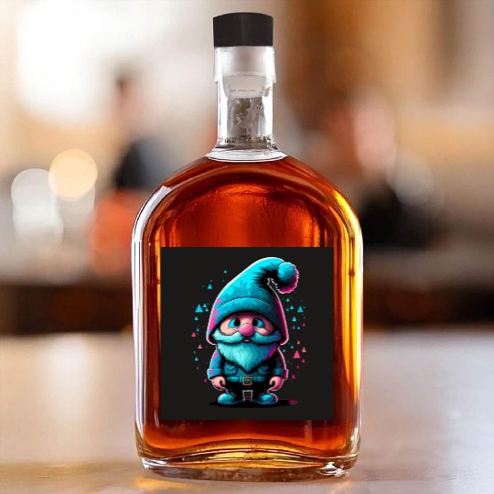 Cyberpunk Gnome Whiskey Bottles