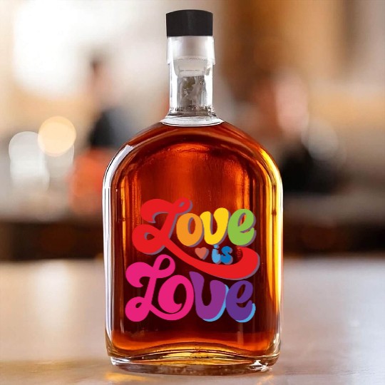 Love is Love Whiskey Bottles