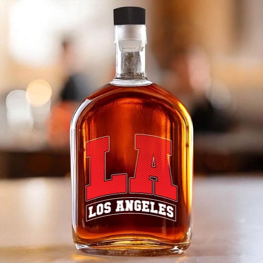 Los Angeles LA California Gift Whiskey Bottles